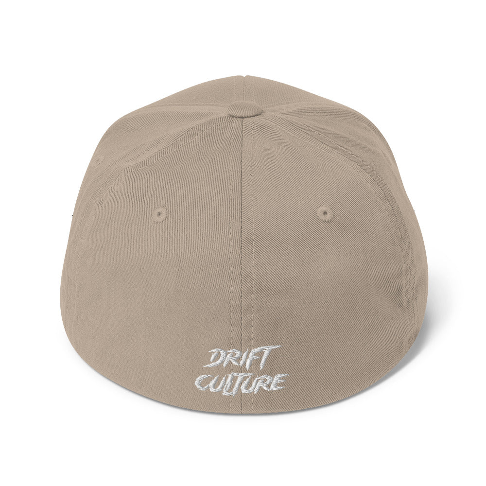 Drift Culture Flexfit Cap White