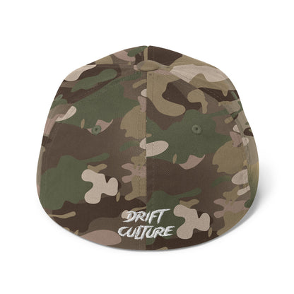 Drift Culture Flexfit Cap White