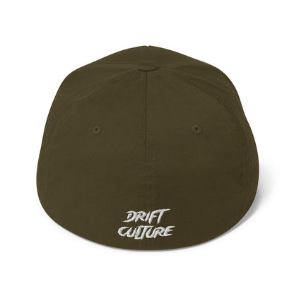 Drift Culture Flexfit Cap White