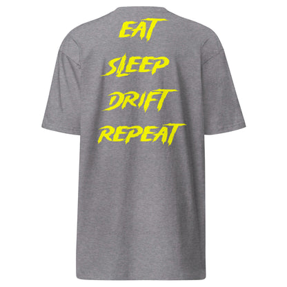 Eat Sleep Drift Repeat Yellow