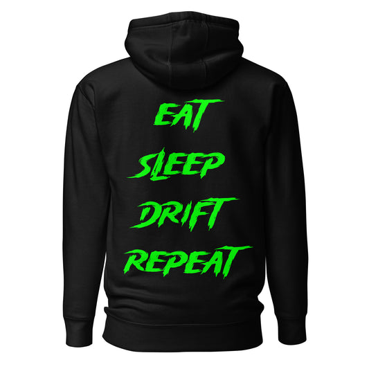 Eat Sleep Drift Repeat Green