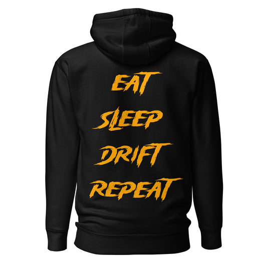 Eat Sleep Drift Repeat Orange