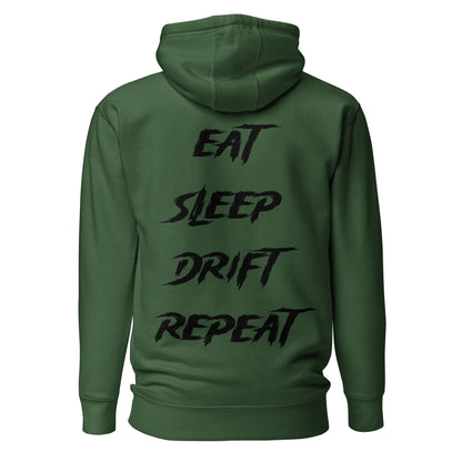 Eat Sleep Drift Repeat Black
