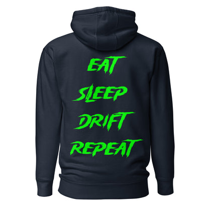Eat Sleep Drift Repeat Green