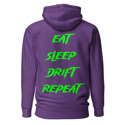 Eat Sleep Drift Repeat Green