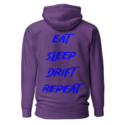 Eat Sleep Drift Repeat Blue